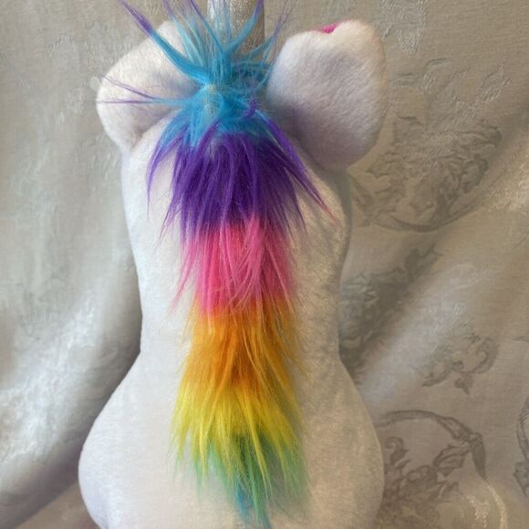 Build A Bear Color Craze Unicorn With Rainbow Mane & Skirt Stuffed Animal - Picture 3 of 12